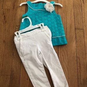 Janie and jack toddler girl outfit 2t